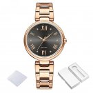Female Fashion Elegant RGB Watches Waterproof Steel Band Casual Quartz Wild