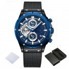 Creative Design Luxury Mens BBE Watch Stainless Steel Water Resistant Casual Mesh