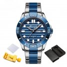 New Luxury Calendar Original Watch for Men Stainless Steel SBE with Luminous Hands