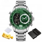 Original Men Wristwatch SGN Fashion Digital Analog Display Quartz Waterproof