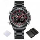 LCD Display Mens BR Wristwatches Waterproof Luminous Sport Military Quartz
