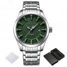 Mens Luxury SGN Watch Waterproof Wrist Stainless Steel Casual Quartz Calendar