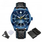 Original New Men Business BEBE Watches Waterproof Leather Quartz Display Date