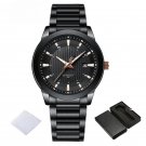 Mens Watch BBB Waterproof Stainless Steel Strap Date Display Luxury Brand Quartz