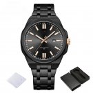 Mans Wristwatch BBRG Water Resistant Stainless Steel Band Auto Date Display
