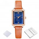 Original Brand Ladies Square Case RGBEO Watches Luxury Waterproof Wrist Quartz
