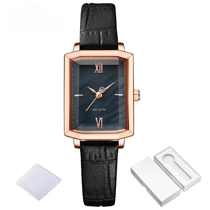 Original Brand Ladies Square Case RGBB Watches Luxury Waterproof Wrist Quartz