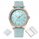 Quartz High Quality Watches Waterproof for Women Personality RGLBE Leather Strap