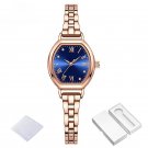 Women RGBE Watch Waterproof Quartz Luxury Bracelet Creative Barrel Shaped Dial