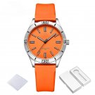 Trend Brand Simple Creative Design Womens Quartz SOO Watch Waterproof TPU Strap