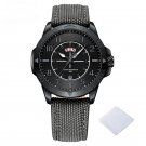 Man BBGY Watches Creative Quartz Day and Date Display Nylon Band 3ATM Waterproof