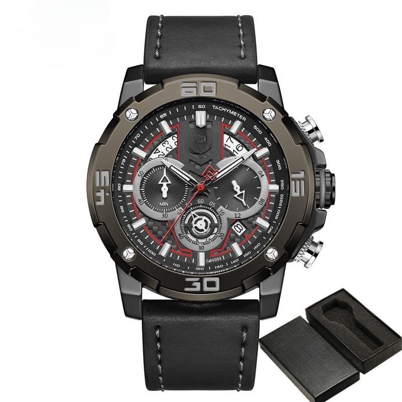 Classic Mens Quartz Multifunction BBB Watches Chronograph with 3 Small Dials