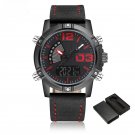 Mens Fashion Sport BRB Watches Leather Quartz Analog Digital Military Waterproof