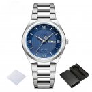 Original Mans SBE Wristwatches Calendar Quartz High Quality Steel Band Waterproof