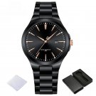 Trend BB Watch for Men Waterproof Date Display Quartz Stainless Steel Strap