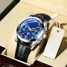 Men Waterproof 806 SL BU L Watch Chronograph Date Luxury Luminous Steel Band