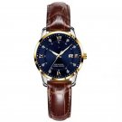 Women Waterproof Gold Blue L Watches Luxury Quartz Luminous Date Stainless Stain
