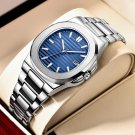 Blue Watch Full Steel For Men Top Brand Luxury Fashion Quartz Date Sport Blue Watch Full Steel For Men Top Brand Luxury Fashion Quartz Date Sport