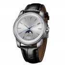 Moonphase Leather Wristwatches Stainless Steel Case Automatic Waterproof JM MP YWB