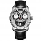 Mens Automatic Watch Leather Designer Big Joker Dial Mechanical Selfwinding JM YBB