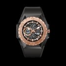 Mechanical Skeleton Watch For Men Automatic Rubber Accessories RGA6903 S BPBR