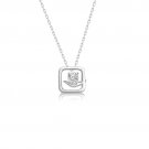 Fashion Sterling Necklace Silver Jewellery Crystal Pendant Women HWNecklack21 2