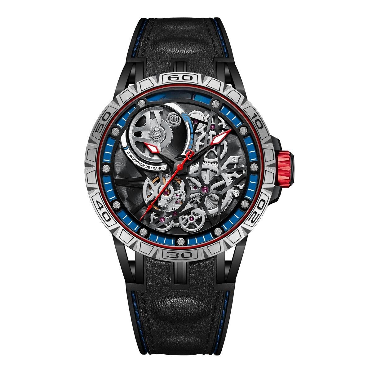 Automatic Mechanical Waterproof Watches for Men YBLB Rubber Strap Sapphire