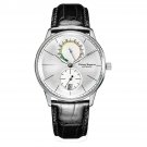 Mens Steel white Dial YWB Automatic Mechanical Leather Watch Waterproof Luminous