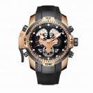 Sport Military Mechanical Watches for Men Rubber Strap black Tourbillon PLBG