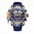 Sport Military Mechanical Watches for Men Rubber Strap black Tourbillon YLBB