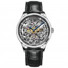 Luxury Automatic Watches Skeleton Dial Stainless Steel Hollow Outfor Men 5401BL