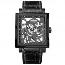 Luxury Brand Sapphire Black Skeleton Dial Automatic Waterproof Watch 3501J1