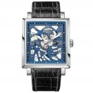 Luxury Brand Sapphire Blue Skeleton Dial Automatic Waterproof Watch 3504A1