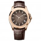 Mens Watches Waterproof Stainless Steel Analog Automatic Date Calfskin Strap 6301D2PBR