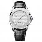 Mens Watches Waterproof Stainless Steel Analog Automatic Date Calfskin Strap 6301D2YW