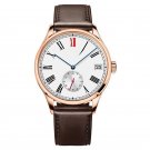 Luxury Dress Mechanical Wristwatches brown Leather Strap 1105D2