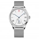 Luxury Dress Mechanical Wristwatches silver Strap 1101A9