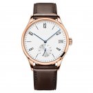 Luxury Dress Mechanical Wristwatches brown Leather Strap 1102D2