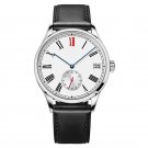 Luxury Dress Mechanical Wristwatches black Leather Strap 1105A1