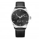 Brand Analog Watches for Men Ultra Thin Bracelet Calendar Steel Automatic 4102A1