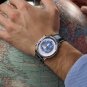 Brand Men Watch Waterproof With World Time Date Power Reserve Automatic 5201A1
