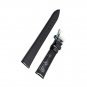 Accessories 20mm Genuine Leather Watch Band Black Men Crocodile Pattern