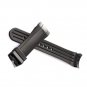 Durable Rubber Black Strap Watch Band with Buckle Waterproof