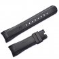 Durable Rubber Black Strap Watch Band with Buckle Waterproof