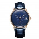 Luxury Business Mens Automatic Genuine Leather Strap Watch Waterproof PLL