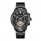 Luxury Top Quality Tourbillon Men Watch Automatic Mechanical Black Bracelet BBB