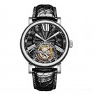 Casual Luxury Designer Watch for Men Tourbillon Automatic with Alligator Strap YBB