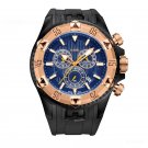 Luminous Steel rose Gold Watch Men Watches Automatic Chronograph and Date PLB