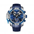 New Luminous Watches Rubber Strap Perpetual Calendar Spider Dial Automatic YLRL