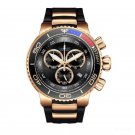 Men Luxury Sport Watches Analog Rubber Strap gold Big Watches Waterproof PBB